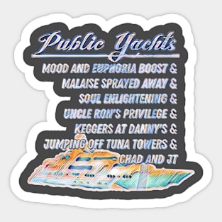 Public Yachts Sticker